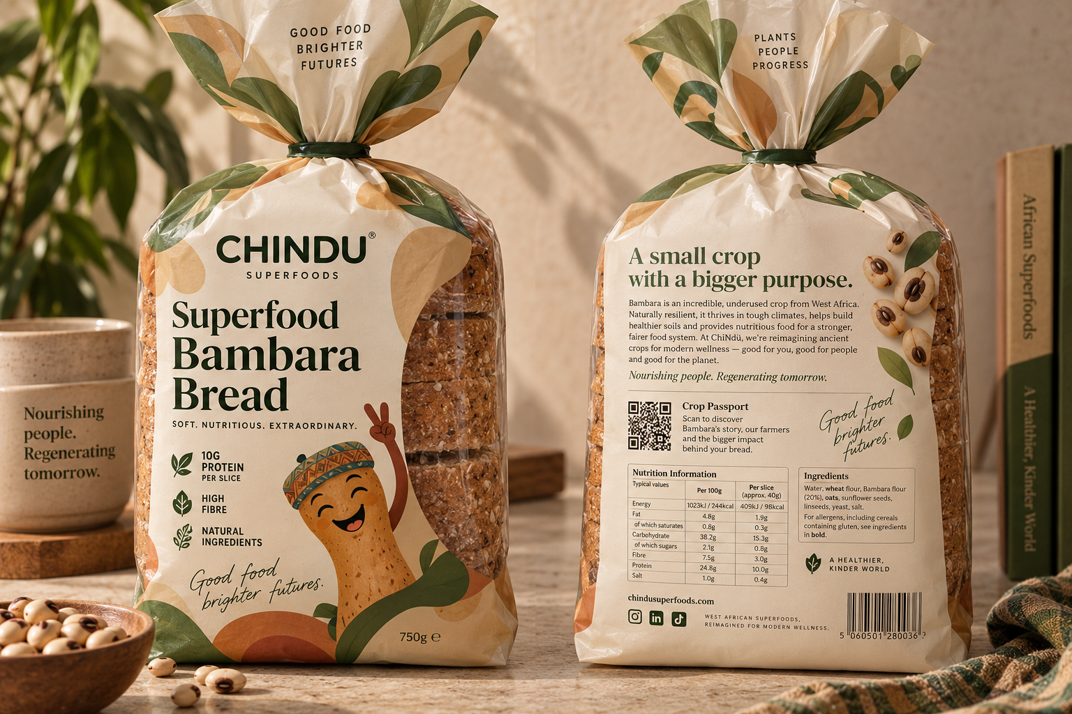 Bambara High Protein Bread