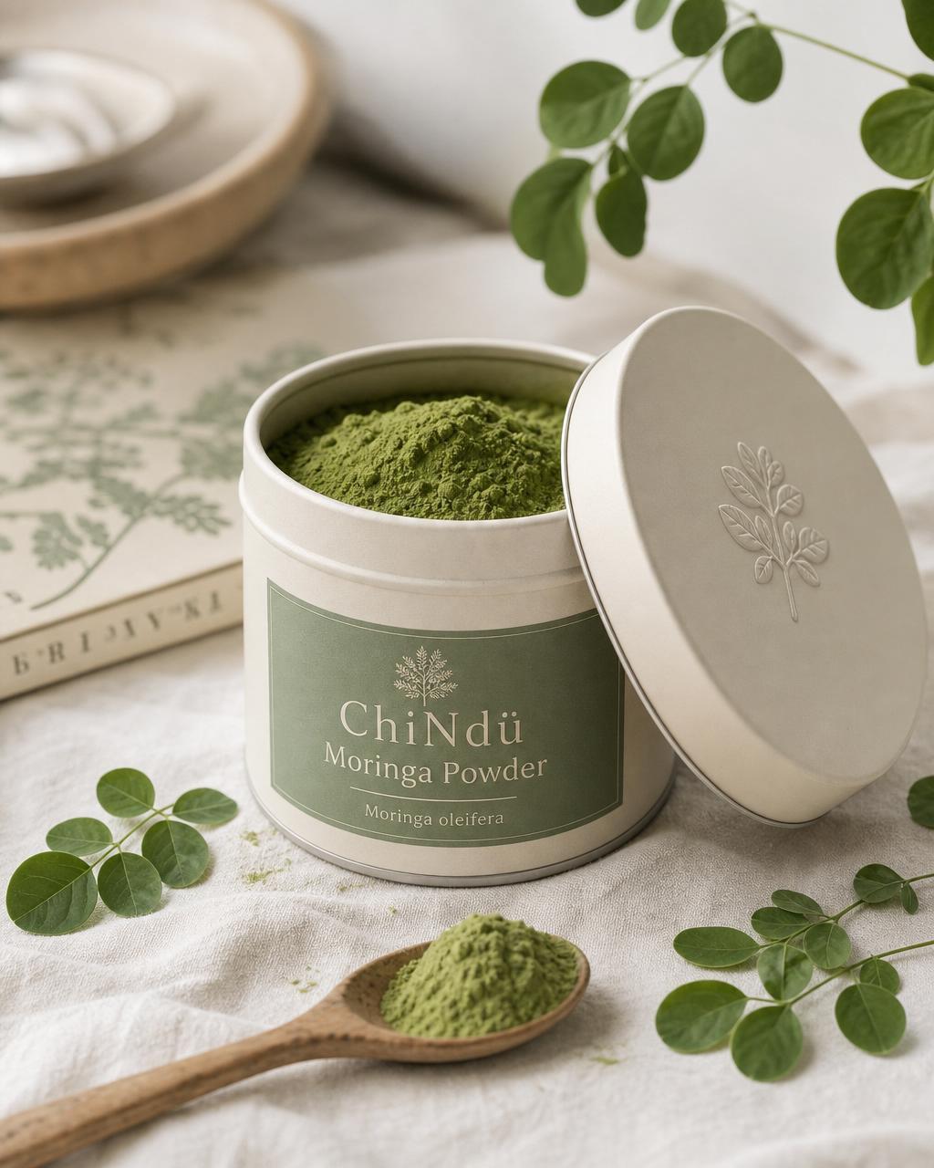 Moringa Powder — The multivitamin that grows on a tree. One spoon, into anything.